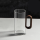 Glass Mug With Wooden Handle